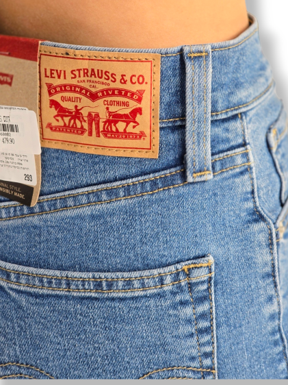 גינס LEVIS HIGH WAISTED JEANS MOM